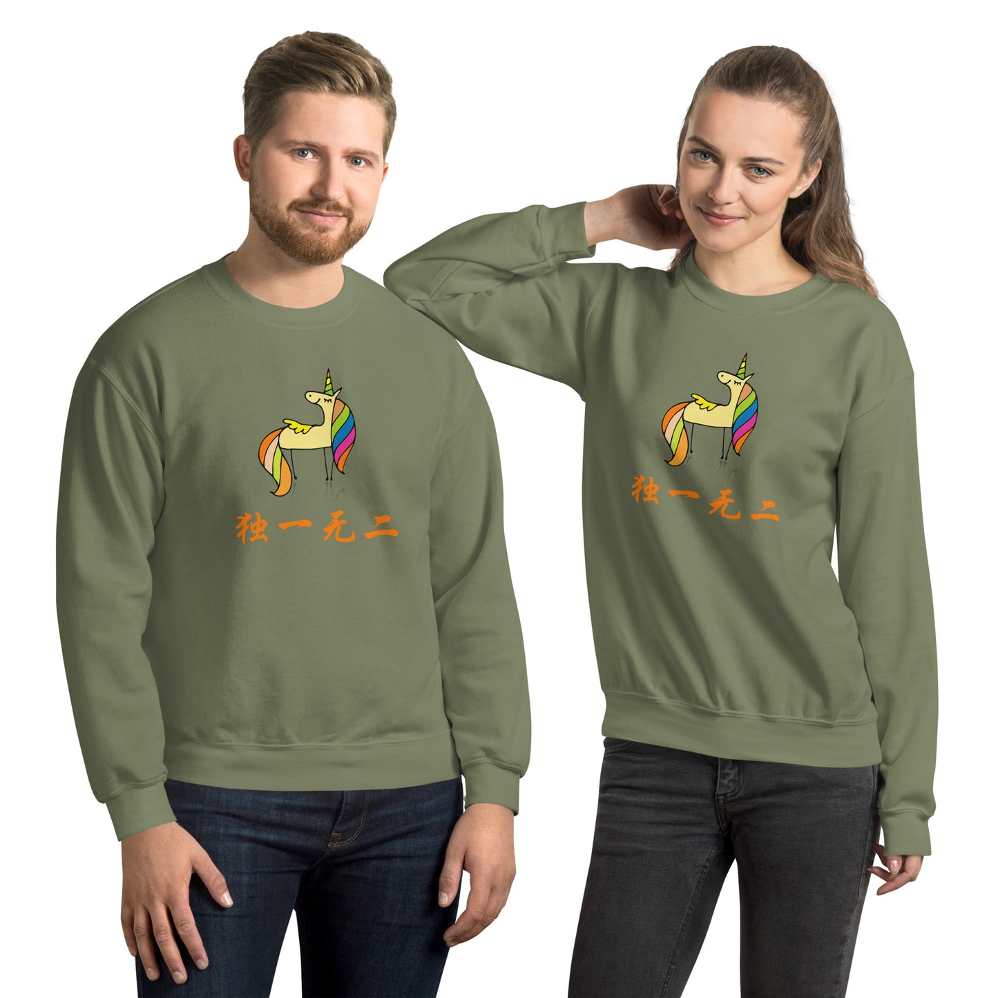 Mandarin Chinese Characters  Unisex Premium Sweatshirt, Funny, Humorous writing, Teacher Approved, one of a kind独一无二