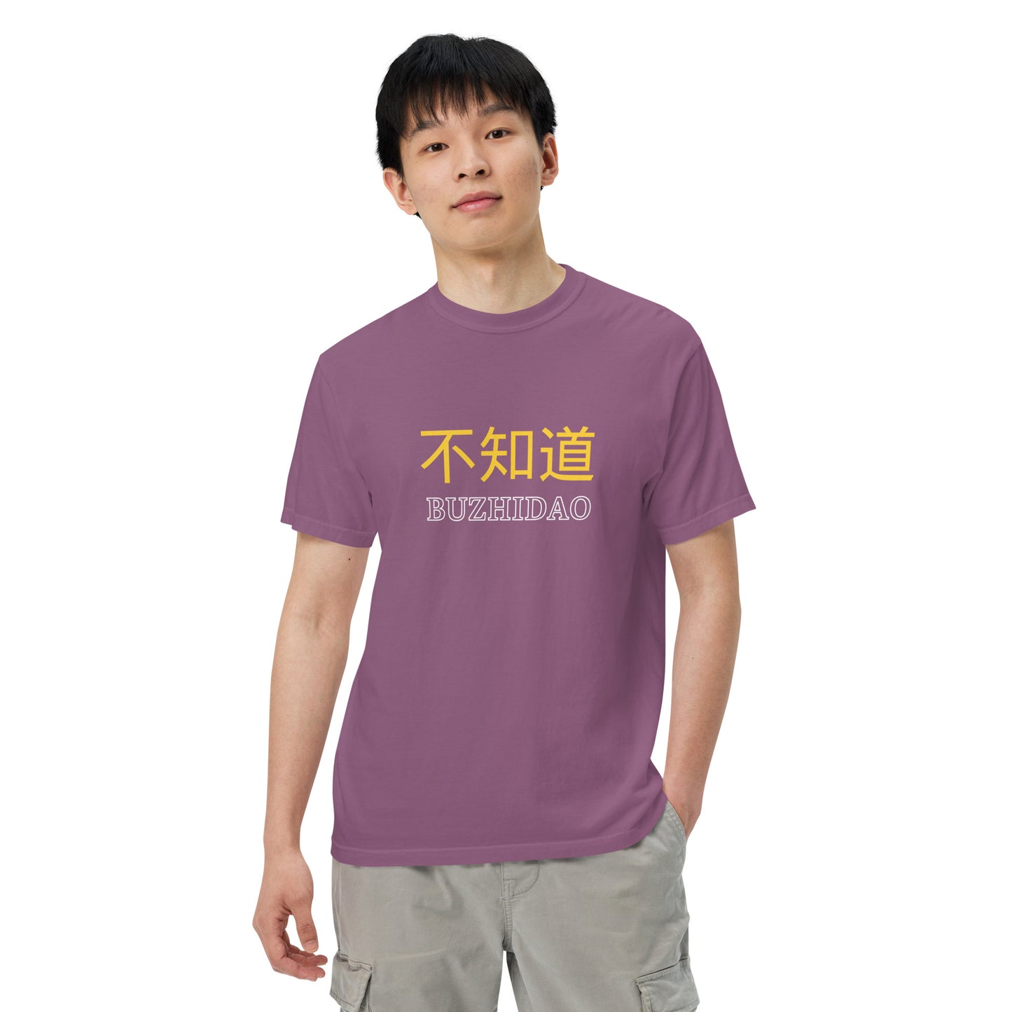 Mandarin Chinese Characters T-shirt, Funny, Humorous writing, Teacher Approved,I don't know不知道