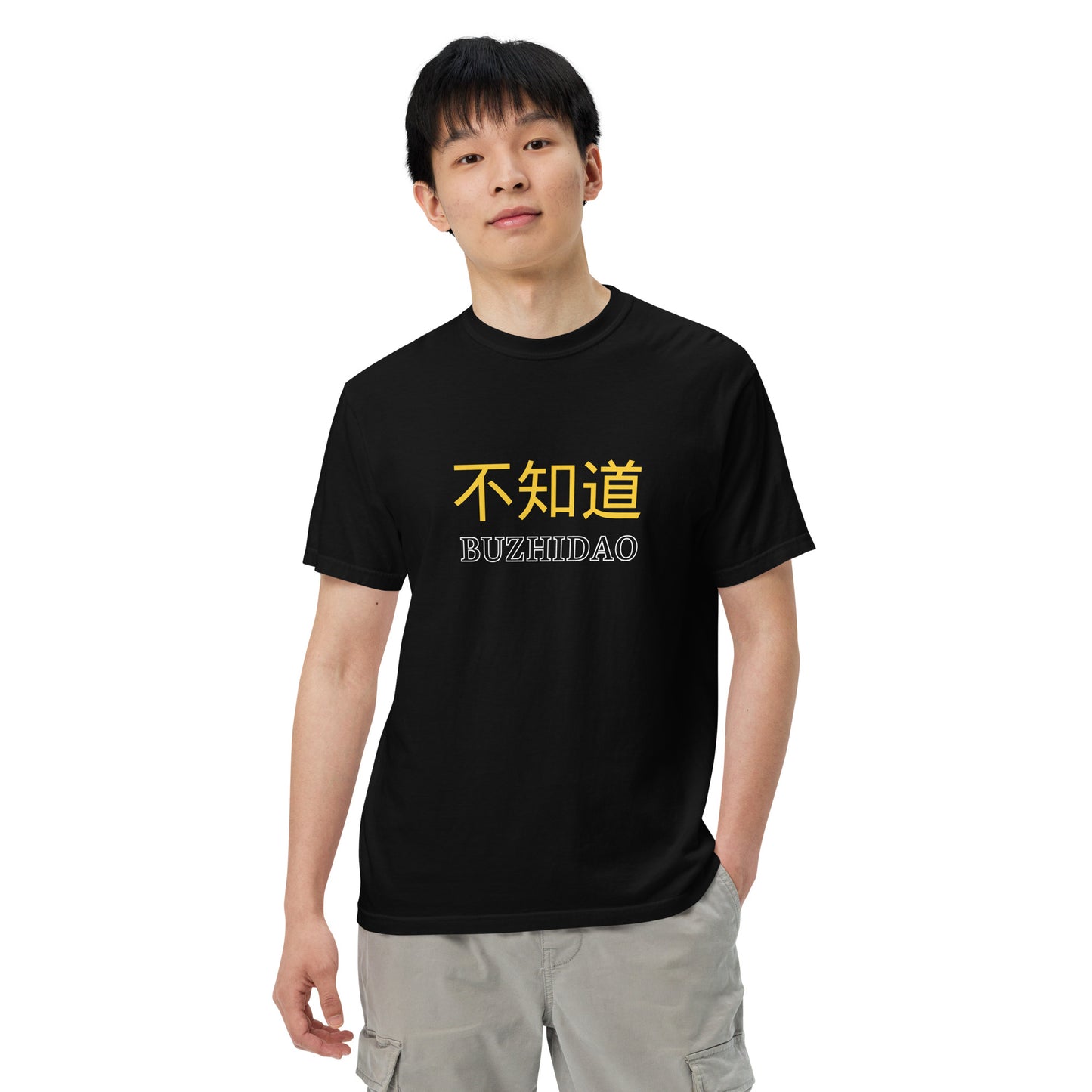 Mandarin Chinese Characters T-shirt, Funny, Humorous writing, Teacher Approved,I don't know不知道